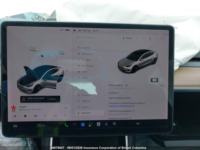 Tesla MODEL 3 2020 5YJ3E1EA5LF738744 Image 7
