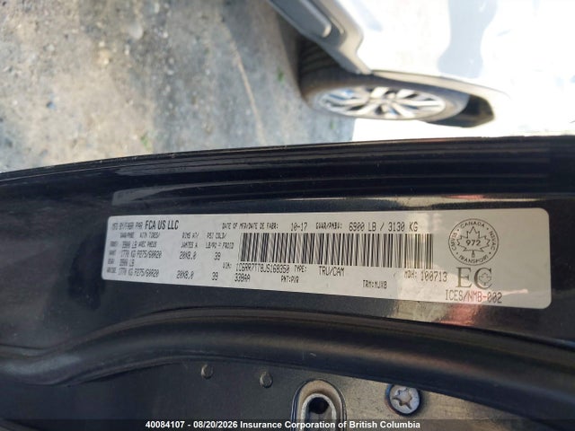 RAM 1500 Slt 2018 1C6RR7TT8JS168350 Image 9