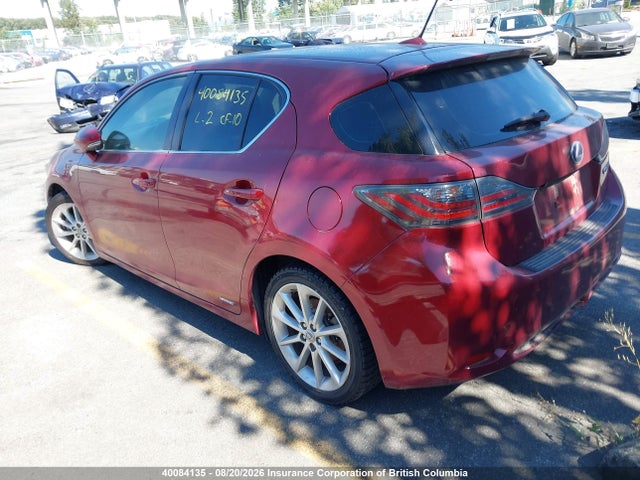 Продажа на аукционе авто 2011 Lexus Ct 200, vin: JTHKD5BH6B2043177, номер лота: 40084135