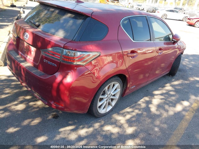Продажа на аукционе авто 2011 Lexus Ct 200, vin: JTHKD5BH6B2043177, номер лота: 40084135