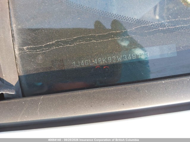 40084140 :رقم المزاد ، 1J4GL48K92W349123 vin ، 2002 Jeep Liberty Sport مزاد بيع