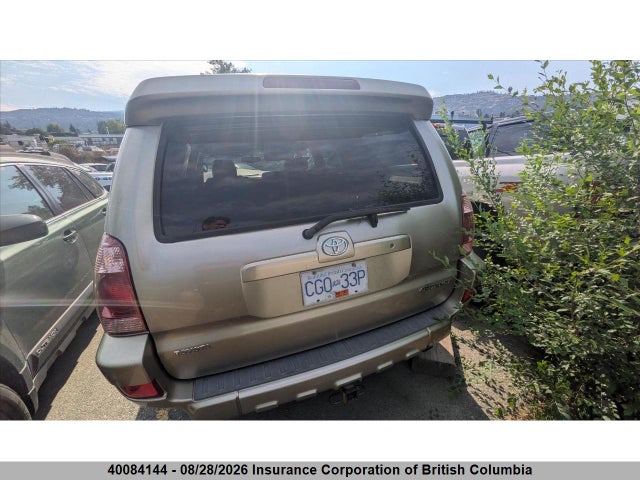 40084144 :رقم المزاد ، JTEBT17R950051199 vin ، 2005 Toyota 4runner Limited مزاد بيع