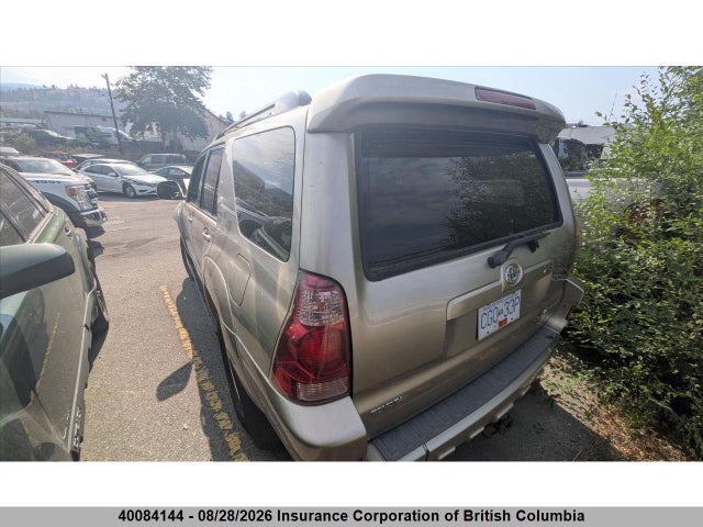 40084144 :رقم المزاد ، JTEBT17R950051199 vin ، 2005 Toyota 4runner Limited مزاد بيع