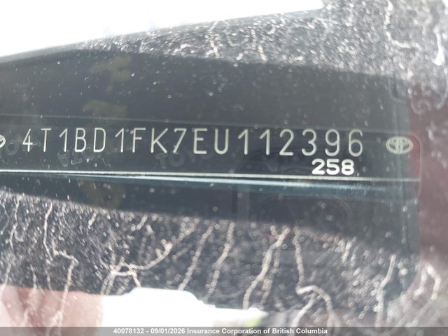 4T1BD1FK7EU112396 Toyota Camry Hybrid/le/xle