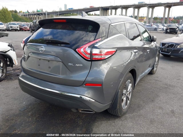 5N1AZ2MH9HN161592 Nissan Murano S/sl/sv/platinum