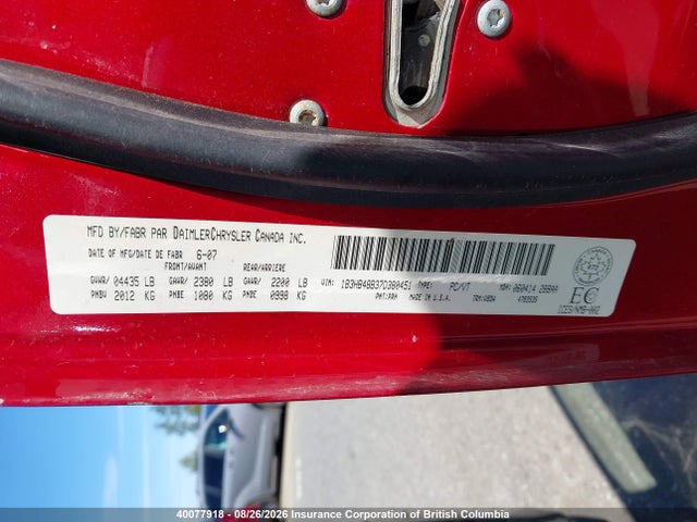 Aukcja sprzedaży 2007 Dodge Caliber Sxt, vin: 1B3HB48B37D380451, numer aukcji: 40077918