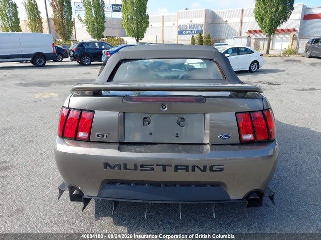 40084180 :رقم المزاد ، 1FAFP45X91F197127 vin ، 2001 Ford Mustang Gt مزاد بيع