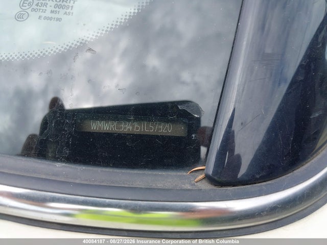 Продажа на аукционе авто 2005 Mini Cooper, vin: WMWRC33415TC57320, номер лота: 40084187