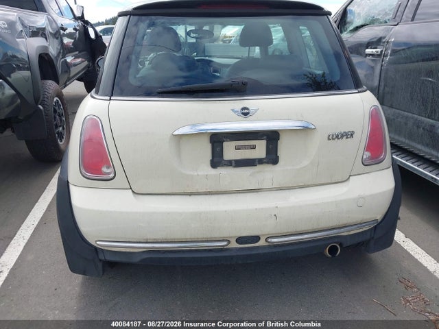 Продажа на аукционе авто 2005 Mini Cooper, vin: WMWRC33415TC57320, номер лота: 40084187