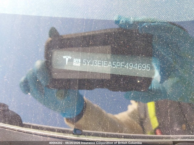 5YJ3E1EA5PF494695 Tesla Model 3 Rwd