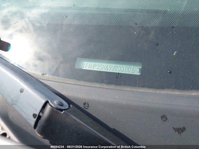 Aukcja sprzedaży 2009 Ford Focus, vin: 1FAHP35N69W233806, numer aukcji: 40084234