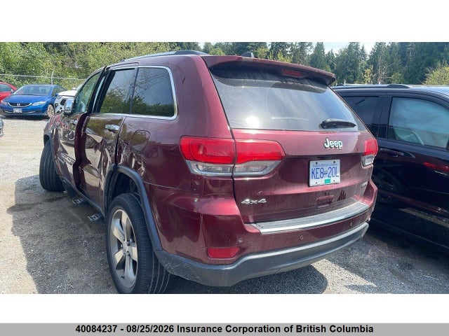 1C4RJFBG7GC372848 Jeep Grand Cherokee Limited