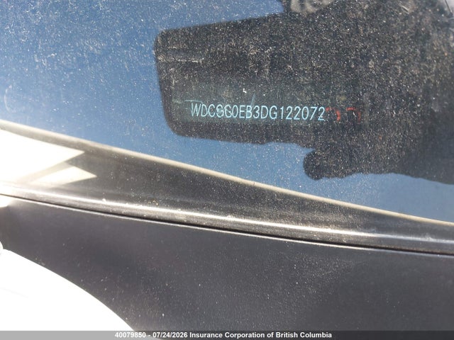 40079850 :رقم المزاد ، WDCGG0EB3DG122072 vin ، 2013 Mercedes-benz Glk 250 Bluetec مزاد بيع