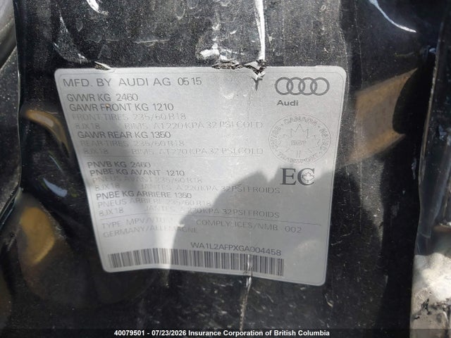 WA1L2AFPXGA004458 Audi Q5 Premium Plus