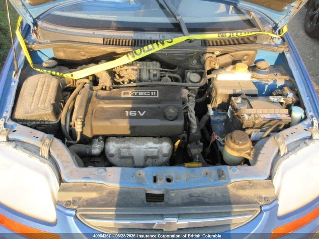 2005 Chevrolet Aveo მანქანა იყიდება აუქციონზე, vin: KL1TG62675B403716, აუქციონის ნომერი: 40084267