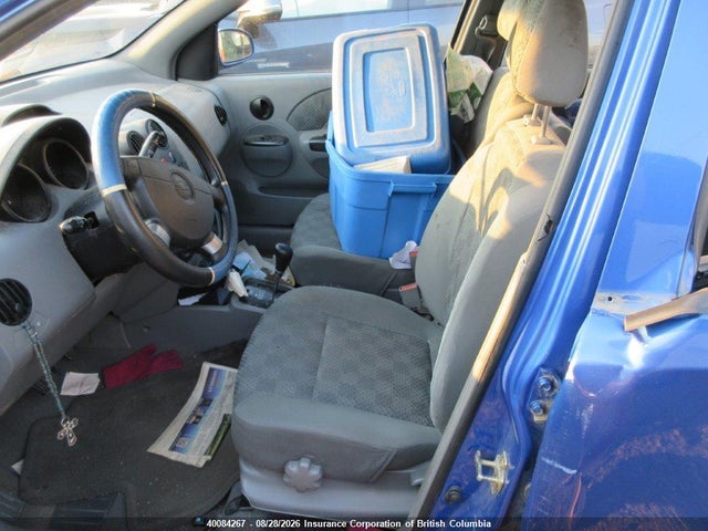 2005 Chevrolet Aveo მანქანა იყიდება აუქციონზე, vin: KL1TG62675B403716, აუქციონის ნომერი: 40084267