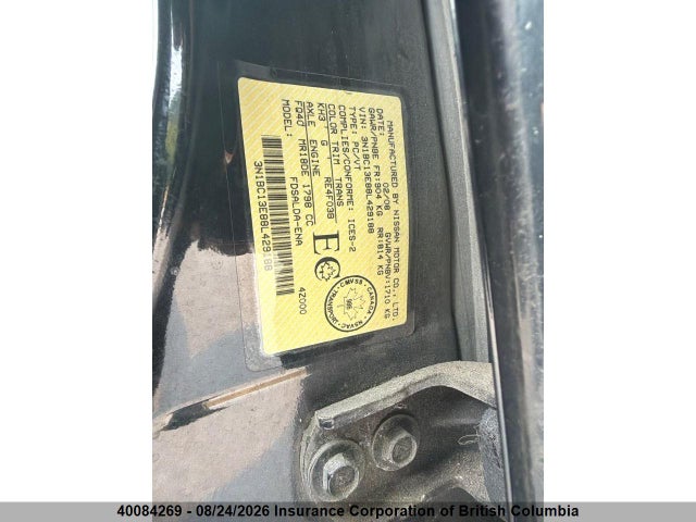 Aukcja sprzedaży 2008 Nissan Versa, vin: 3N1BC13E88L429188, numer aukcji: 40084269