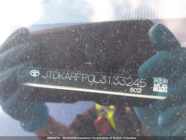 JTDKARFP0L3133245 Toyota Prius