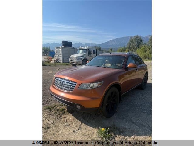 40084294 :رقم المزاد ، JNRBS08W14X402781 vin ، 2004 Infiniti Fx45 مزاد بيع