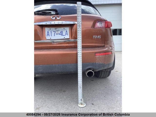 40084294 :رقم المزاد ، JNRBS08W14X402781 vin ، 2004 Infiniti Fx45 مزاد بيع