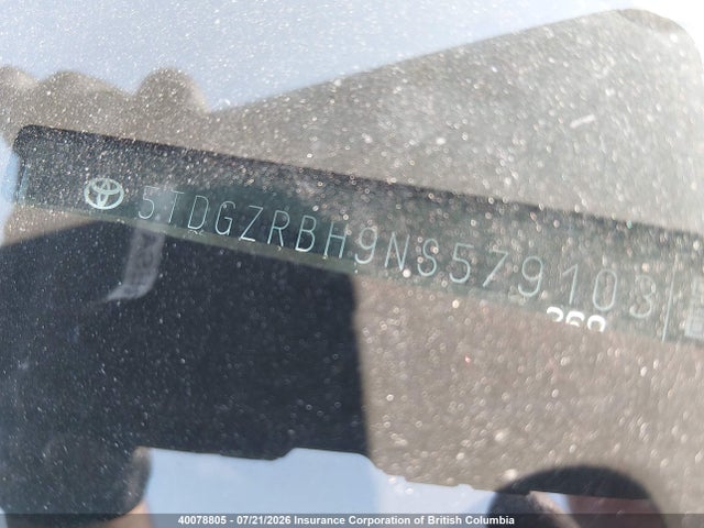 Toyota Highlander Xle 2022 5TDGZRBH9NS579103 Image 19