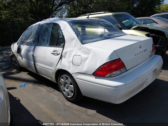 40077791 :رقم المزاد ، JA3AJ26E03U607897 vin ، 2003 Mitsubishi Lancer Es مزاد بيع