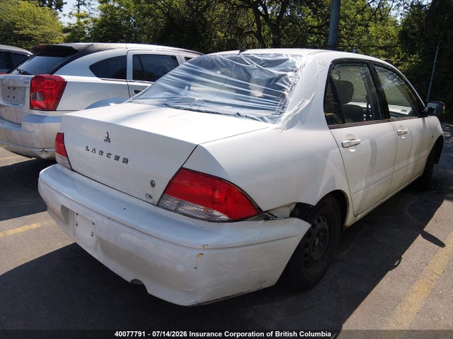 40077791 :رقم المزاد ، JA3AJ26E03U607897 vin ، 2003 Mitsubishi Lancer Es مزاد بيع