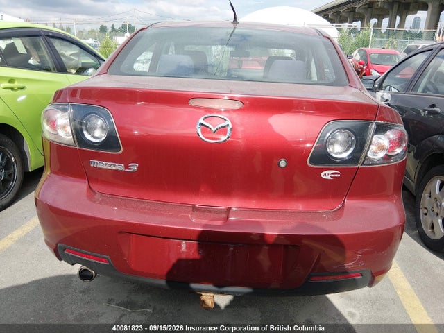 40081823 :رقم المزاد ، JM1BK32F681143403 vin ، 2008 Mazda 3 I مزاد بيع