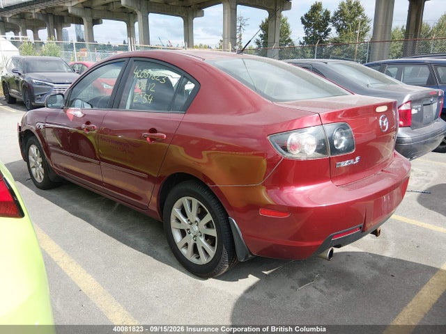 40081823 :رقم المزاد ، JM1BK32F681143403 vin ، 2008 Mazda 3 I مزاد بيع