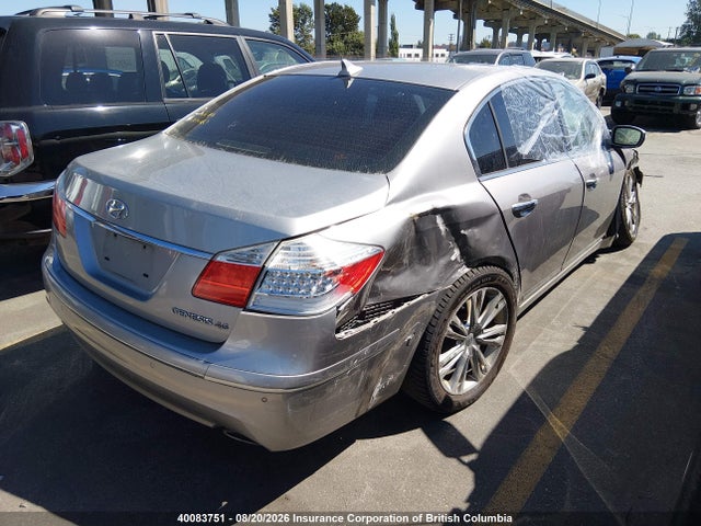 40083751 :رقم المزاد ، KMHGC46F99U038076 vin ، 2009 Hyundai Genesis 4.6l مزاد بيع