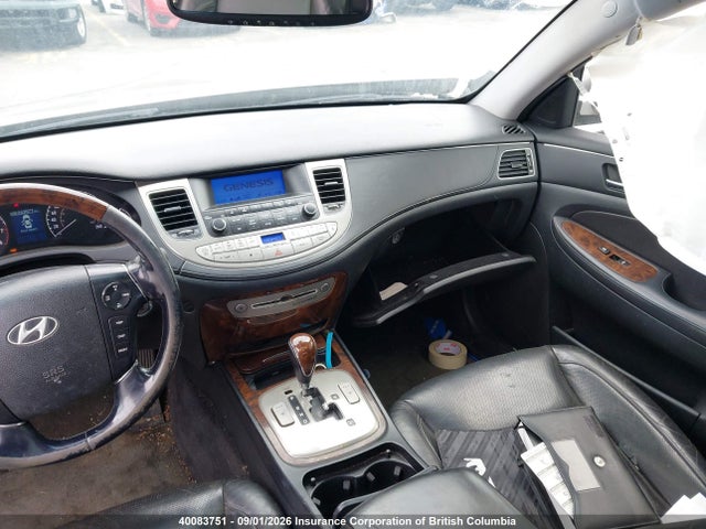 40083751 :رقم المزاد ، KMHGC46F99U038076 vin ، 2009 Hyundai Genesis 4.6l مزاد بيع