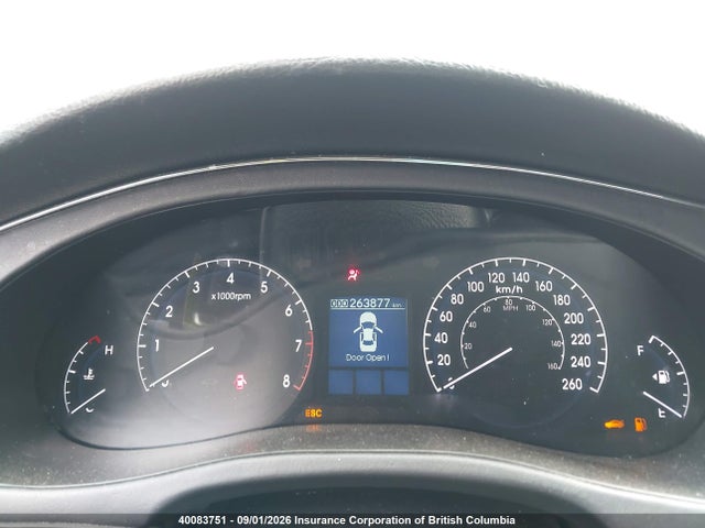 40083751 :رقم المزاد ، KMHGC46F99U038076 vin ، 2009 Hyundai Genesis 4.6l مزاد بيع