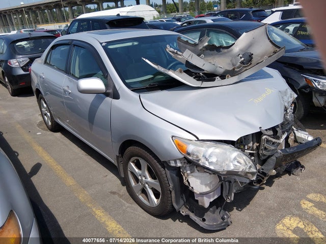 40077656 :رقم المزاد ، 2T1BU4EE5DC946289 vin ، 2013 Toyota Corolla S/le مزاد بيع