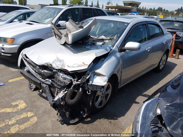 40077656 :رقم المزاد ، 2T1BU4EE5DC946289 vin ، 2013 Toyota Corolla S/le مزاد بيع