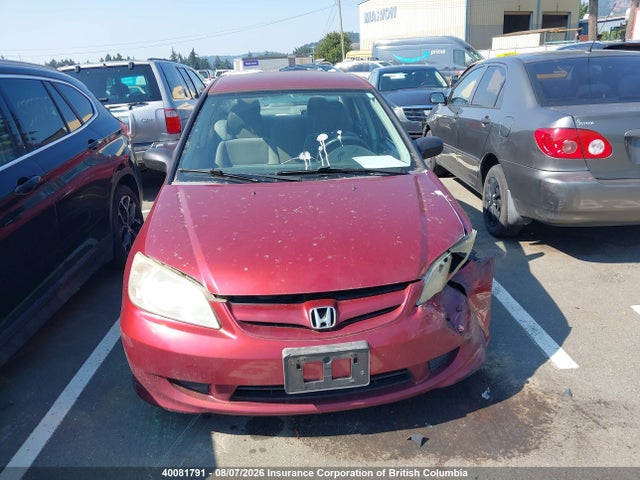 Продаж на аукціоні авто 2005 Honda Civic Dx Vp, vin: 2HGES16345H039749, номер лоту: 40081791