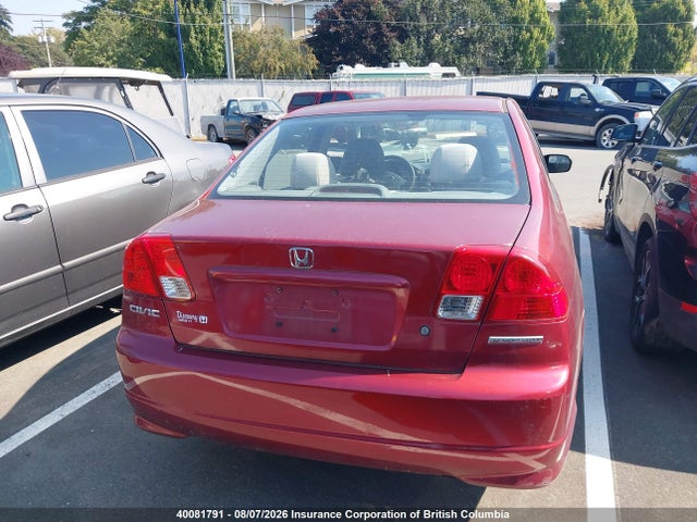 Продаж на аукціоні авто 2005 Honda Civic Dx Vp, vin: 2HGES16345H039749, номер лоту: 40081791