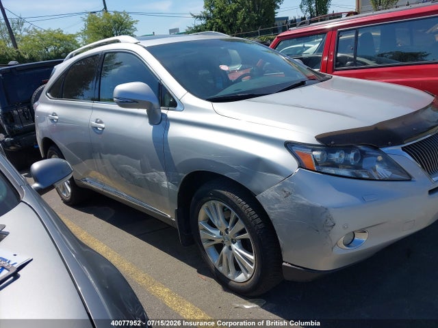 40077952 :رقم المزاد ، JTJBC1BA3A2020323 vin ، 2010 Lexus Rx 450 مزاد بيع