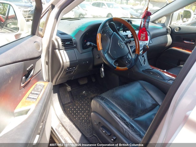 40077952 :رقم المزاد ، JTJBC1BA3A2020323 vin ، 2010 Lexus Rx 450 مزاد بيع