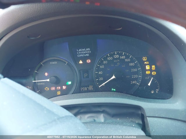 40077952 :رقم المزاد ، JTJBC1BA3A2020323 vin ، 2010 Lexus Rx 450 مزاد بيع