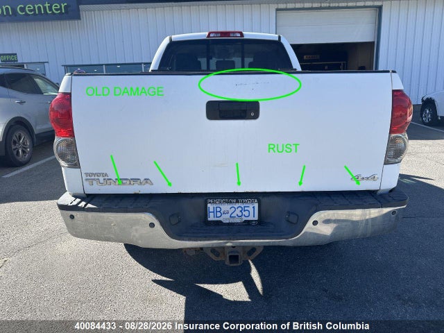 40084433 :رقم المزاد ، 5TBBV54137S489116 vin ، 2007 Toyota Tundra Double Cab Sr5 مزاد بيع