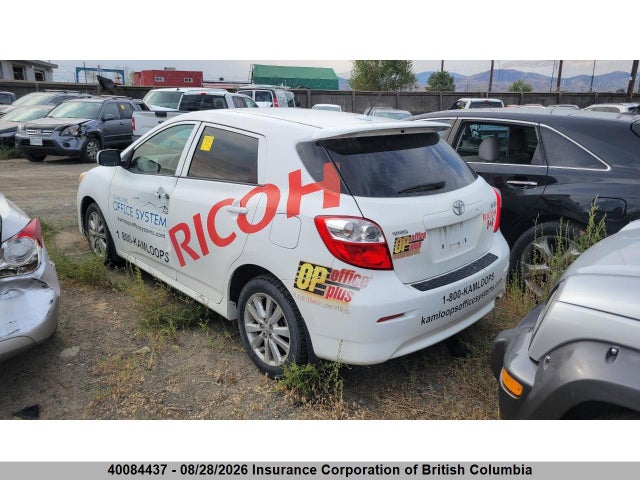 2009 Toyota Corolla Matrix მანქანა იყიდება აუქციონზე, vin: 2T1KU40E89C125248, აუქციონის ნომერი: 40084437