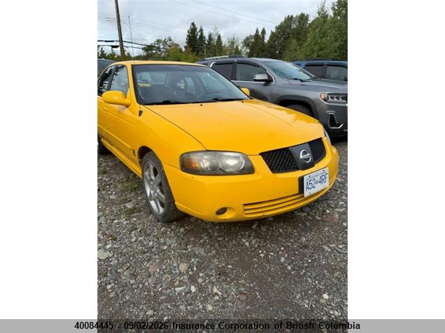 Aukcja sprzedaży 2004 Nissan Sentra Se-r Spec V, vin: 3N1AB51A14L739540, numer aukcji: 40084445