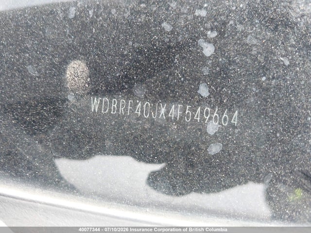 2004 Mercedes-benz C 230k Sport Sedan მანქანა იყიდება აუქციონზე, vin: WDBRF40JX4F549664, აუქციონის ნომერი: 40077344