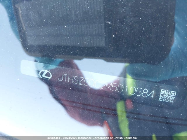 Продаж на аукціоні авто 2021 Lexus Rc, vin: JTHSZ5DC2M5010584, номер лоту: 40084451