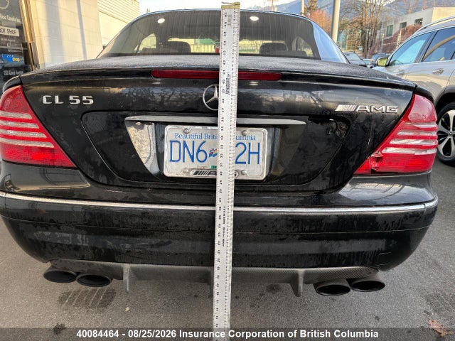 2004 Mercedes-benz Cl 55 Amg მანქანა იყიდება აუქციონზე, vin: WDBPJ74J24A042370, აუქციონის ნომერი: 40084464