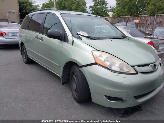 2008 Toyota Sienna Ce მანქანა იყიდება აუქციონზე, vin: 5TDZK29C78S130456, აუქციონის ნომერი: 40080312