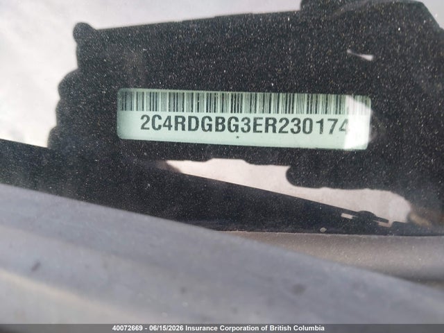 2C4RDGBG3ER230174 Dodge Grand Caravan Se