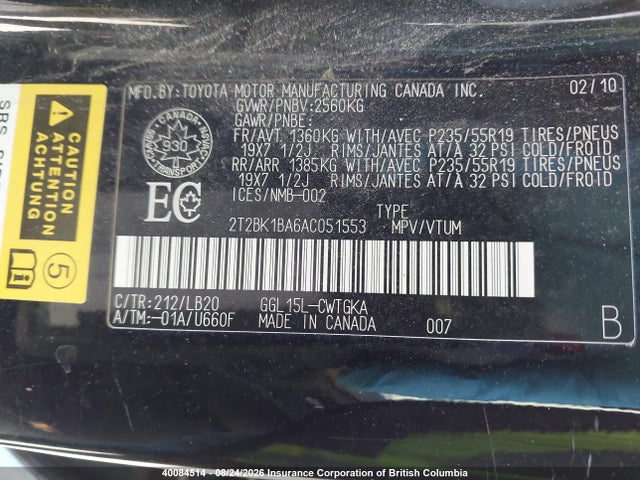Продаж на аукціоні авто 2010 Lexus Rx 350, vin: 2T2BK1BA6AC051553, номер лоту: 40084514