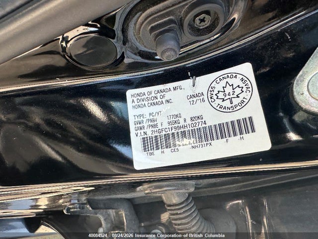 Honda Civic 2017 2HGFC1F99HH102774 Image 18
