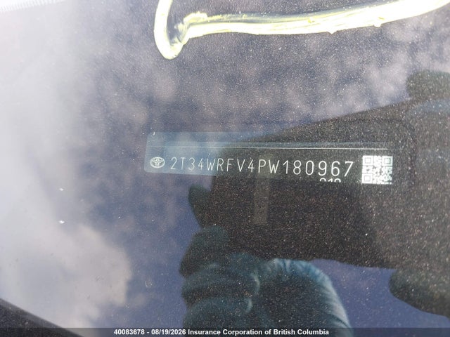 40083678 :رقم المزاد ، 2T34WRFV4PW180967 vin ، 2023 Toyota Rav4 Hybrid Se مزاد بيع